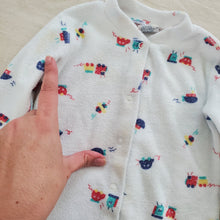 Load image into Gallery viewer, Vintage Transportation Footed PJs 6-9 months

