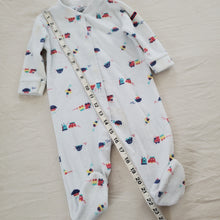 Load image into Gallery viewer, Vintage Transportation Footed PJs 6-9 months

