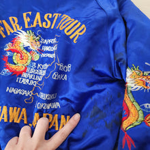 Load image into Gallery viewer, Vintage Okinawa Japan Satin Jacket 5t/6 *stains
