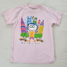 Load image into Gallery viewer, Vintage NYC Girl Pink Tee kids 10/12
