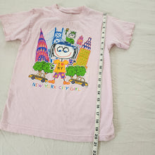Load image into Gallery viewer, Vintage NYC Girl Pink Tee kids 10/12
