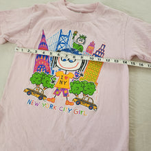 Load image into Gallery viewer, Vintage NYC Girl Pink Tee kids 10/12
