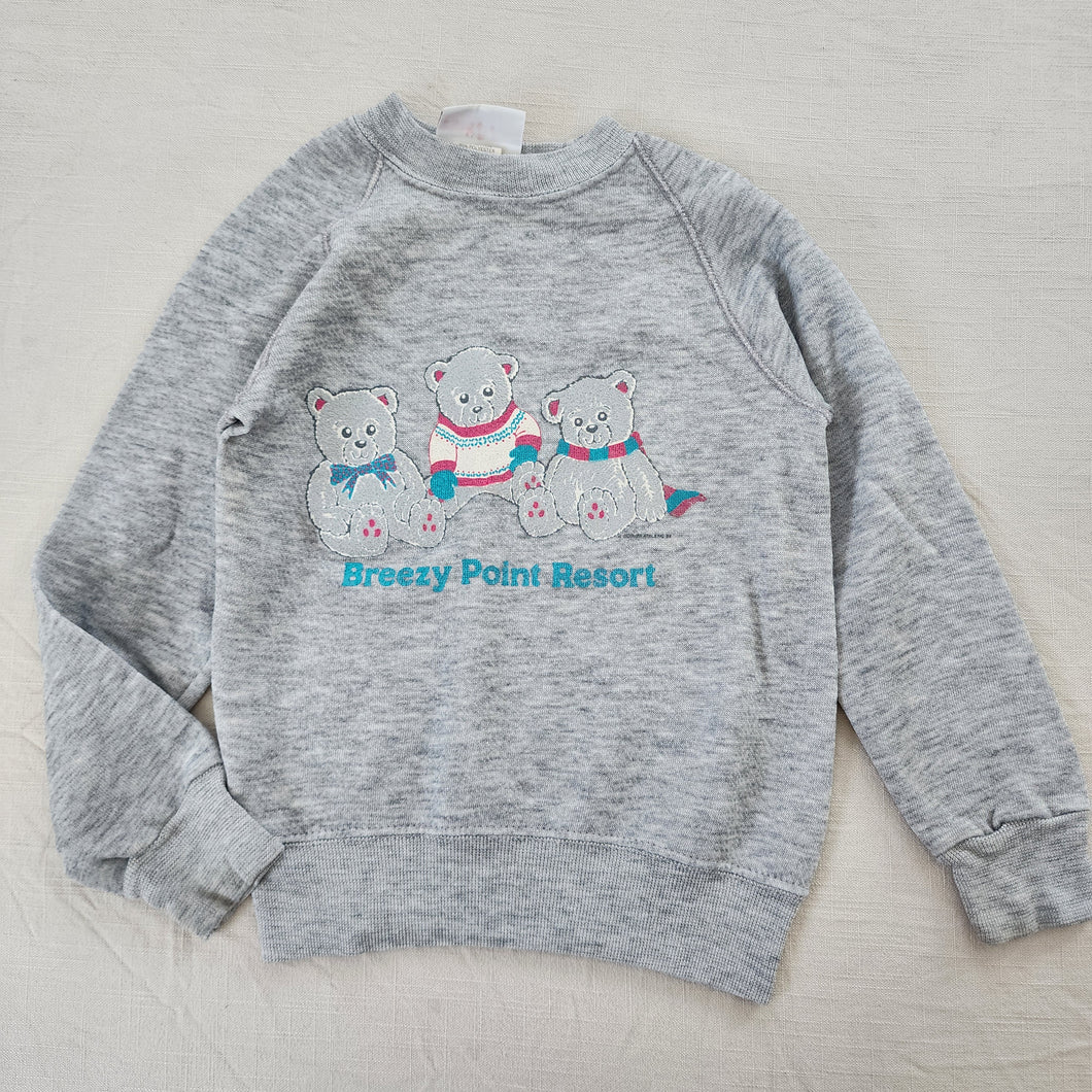 Vintage Breezy Point Resort Bears Crewneck kids 6/7