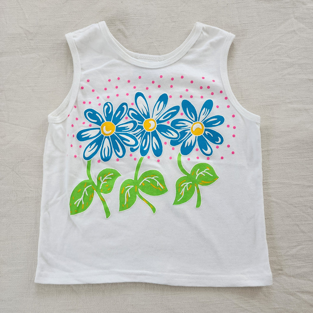 Vintage Spring Flower Tank Top kids 6