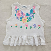 Load image into Gallery viewer, Vintage Summery Floral Flowy Tank Top kids 10/12
