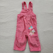 Load image into Gallery viewer, Vintage Healthtex Bunny + Balloons Overalls 9-12 months
