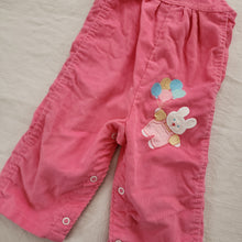 Load image into Gallery viewer, Vintage Healthtex Bunny + Balloons Overalls 9-12 months
