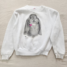 Load image into Gallery viewer, Vintage Bunny Portrait Crewneck kids 8/10
