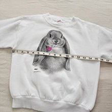 Load image into Gallery viewer, Vintage Bunny Portrait Crewneck kids 8/10
