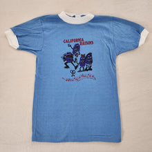 Load image into Gallery viewer, Vintage California Raisins Ringer Tee kids 8/10
