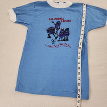 Load image into Gallery viewer, Vintage California Raisins Ringer Tee kids 8/10

