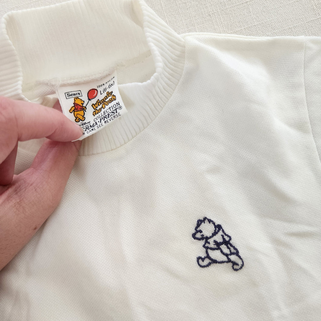 Vintage Winnie the Pooh White Shirt 4t/5t