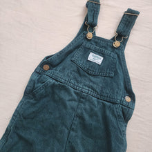 Load image into Gallery viewer, Vintage Oshkosh Forrest Striped Overalls 4t
