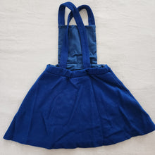 Load image into Gallery viewer, Vintage 70s Her Majesty Blue Pinafore Dress 4t-6 *flaw
