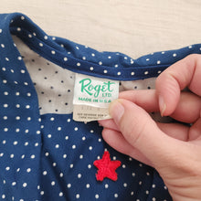 Load image into Gallery viewer, Vintage Sailor Dotted Dress 4t *flaw
