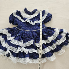 Load image into Gallery viewer, Vintage Golden Age Floral Full Circle Dress 2t
