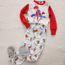 Load image into Gallery viewer, Vintage Sporty Mismatched Hockey &amp; Football PJs 4t
