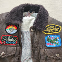 Load image into Gallery viewer, Older Faux Leather Fighter Pilot Jacket 2t/3t
