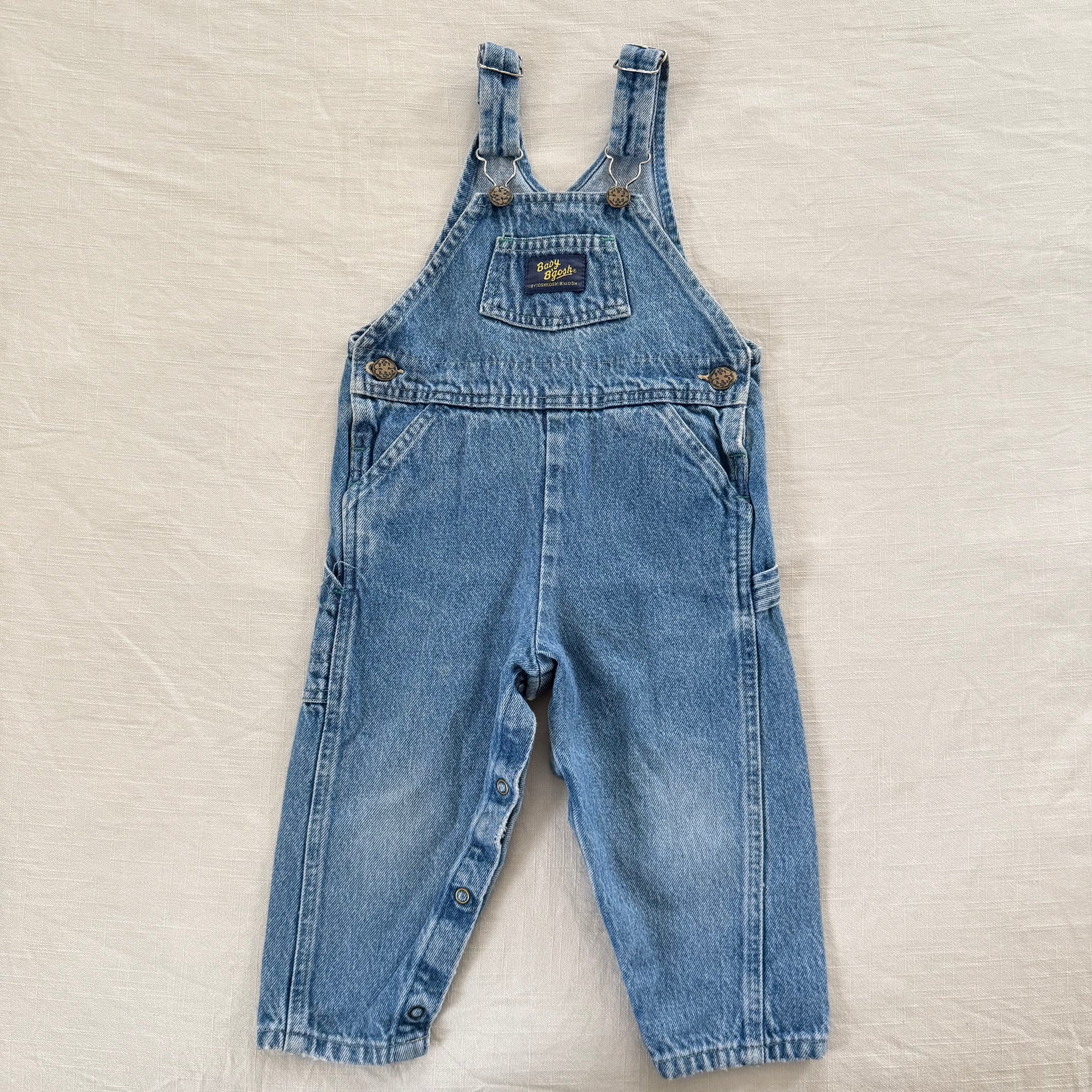 Vintage Oshkosh Denim Overalls 24 months – Nostalgic Baby Vintage