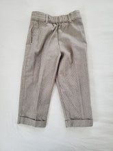 Load image into Gallery viewer, Vintage Neutral Gingham Pants 3t
