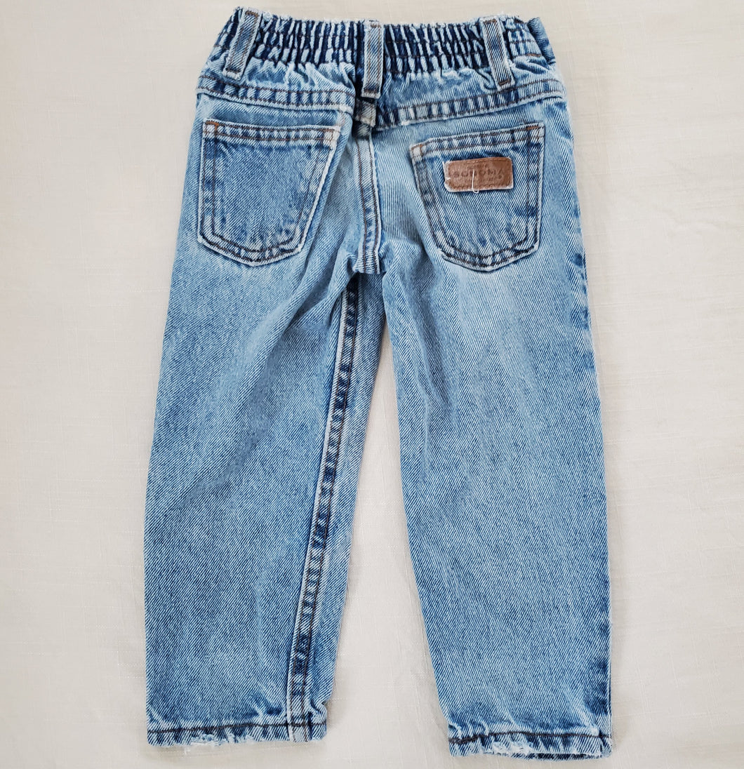 Vintage Stone Washed Blue Jeans 2t