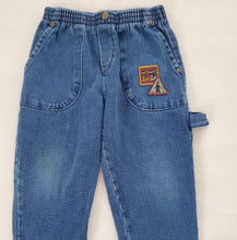 Load image into Gallery viewer, Vintage Construction Patch Jeans 4t
