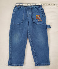 Load image into Gallery viewer, Vintage Construction Patch Jeans 4t
