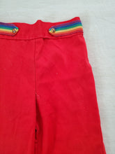 Load image into Gallery viewer, Vintage Healthtex Rainbow Red Pants 18-24 months

