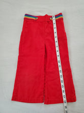 Load image into Gallery viewer, Vintage Healthtex Rainbow Red Pants 18-24 months
