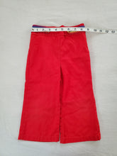 Load image into Gallery viewer, Vintage Healthtex Rainbow Red Pants 18-24 months
