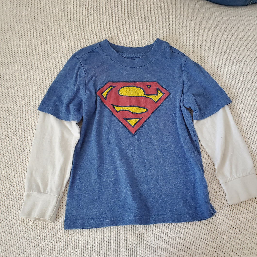 Superman Long Sleeve Shirt 5t