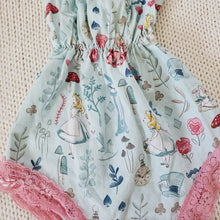 Load image into Gallery viewer, Alice In Wonderland Baby Romper 3 Months
