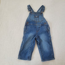Load image into Gallery viewer, Oshkosh Denim Overalls 9 Months
