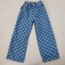 Load image into Gallery viewer, H&amp;M Checkerboard Jeans Kids 7
