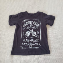 Load image into Gallery viewer, Johnny Cash Black Tee 3t
