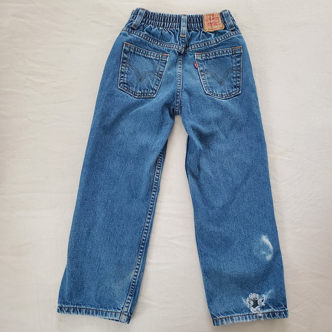 Vintage Levi's 526 Fit Distressed Jeans kids 7
