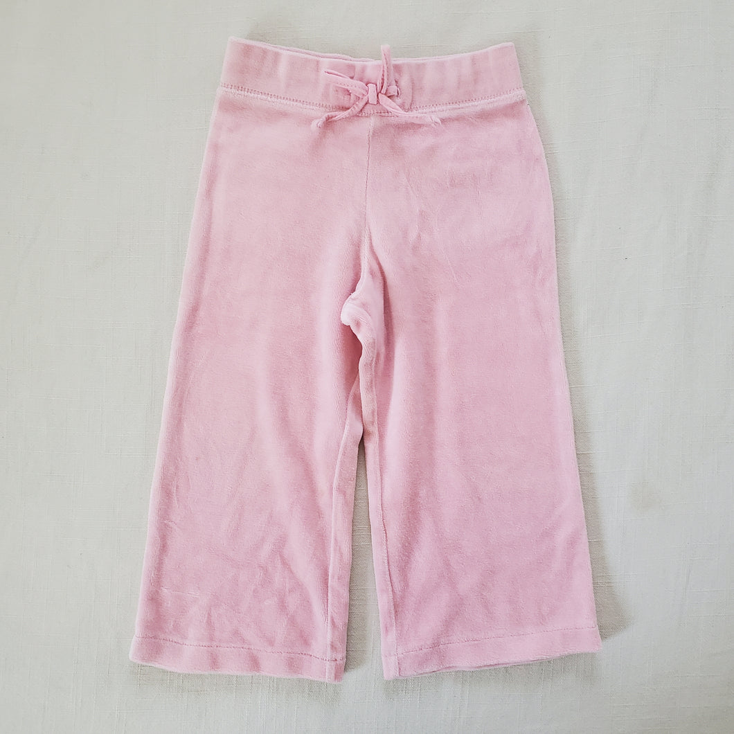 Vintage Y2k Pink Velour Pants 2t
