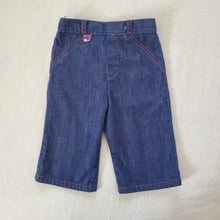 Load image into Gallery viewer, Vintage Girly Wide Leg Jeans 6-9 months
