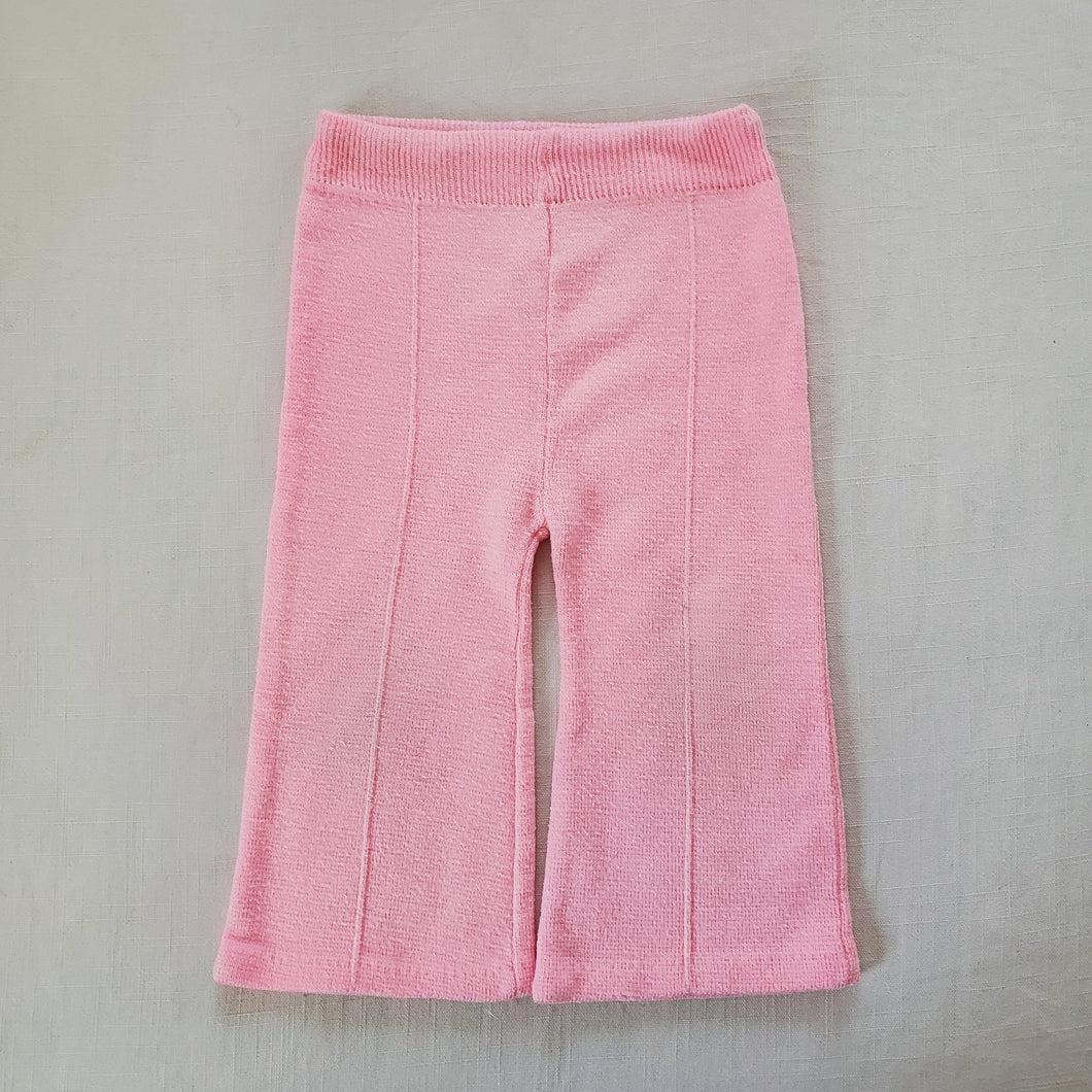 Vintage Pink Knit Pants 18-24 months