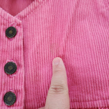 Load image into Gallery viewer, Vintage Pink Cord Sleeveless Dress kids 6
