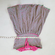 Load image into Gallery viewer, Vintage Pink + Green Striped Dress 4t
