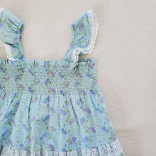 Load image into Gallery viewer, Vintage Floral Sleeveless Short Dress 5t

