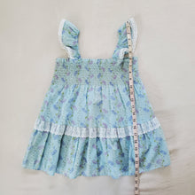 Load image into Gallery viewer, Vintage Floral Sleeveless Short Dress 5t
