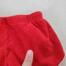 Load image into Gallery viewer, Vintage Red Terrycloth Shorts 18-24 months
