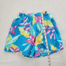 Load image into Gallery viewer, Vintage Tropical Floral Flowy Shorts kids 7
