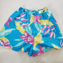 Load image into Gallery viewer, Vintage Tropical Floral Flowy Shorts kids 7
