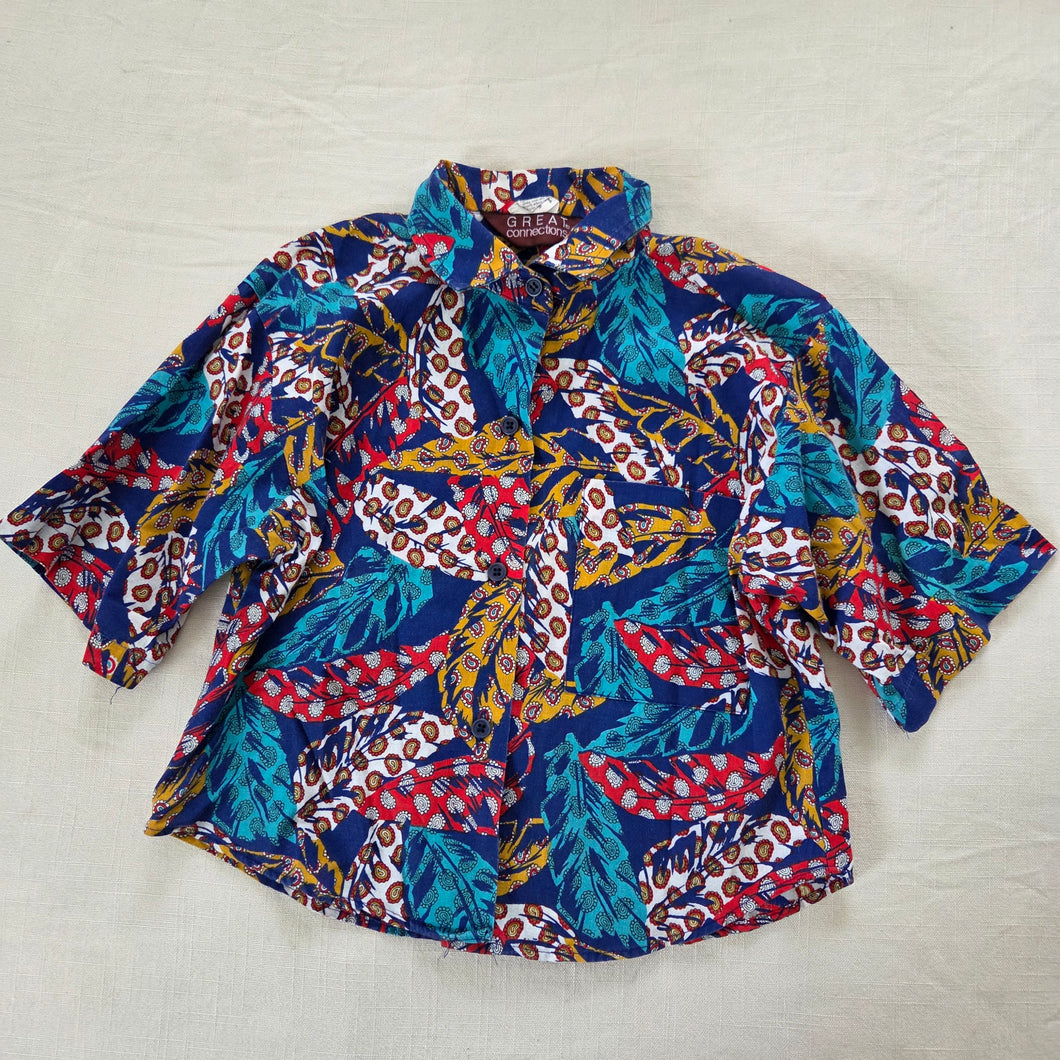 Vintage Summer Pattern Shirt 4t/6