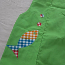 Load image into Gallery viewer, Vintage Green Fish Jon Jon 2t/3t
