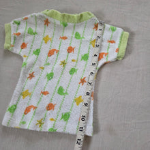 Load image into Gallery viewer, Vintage 60s Fish Terrycloth Shirt 3-6 months
