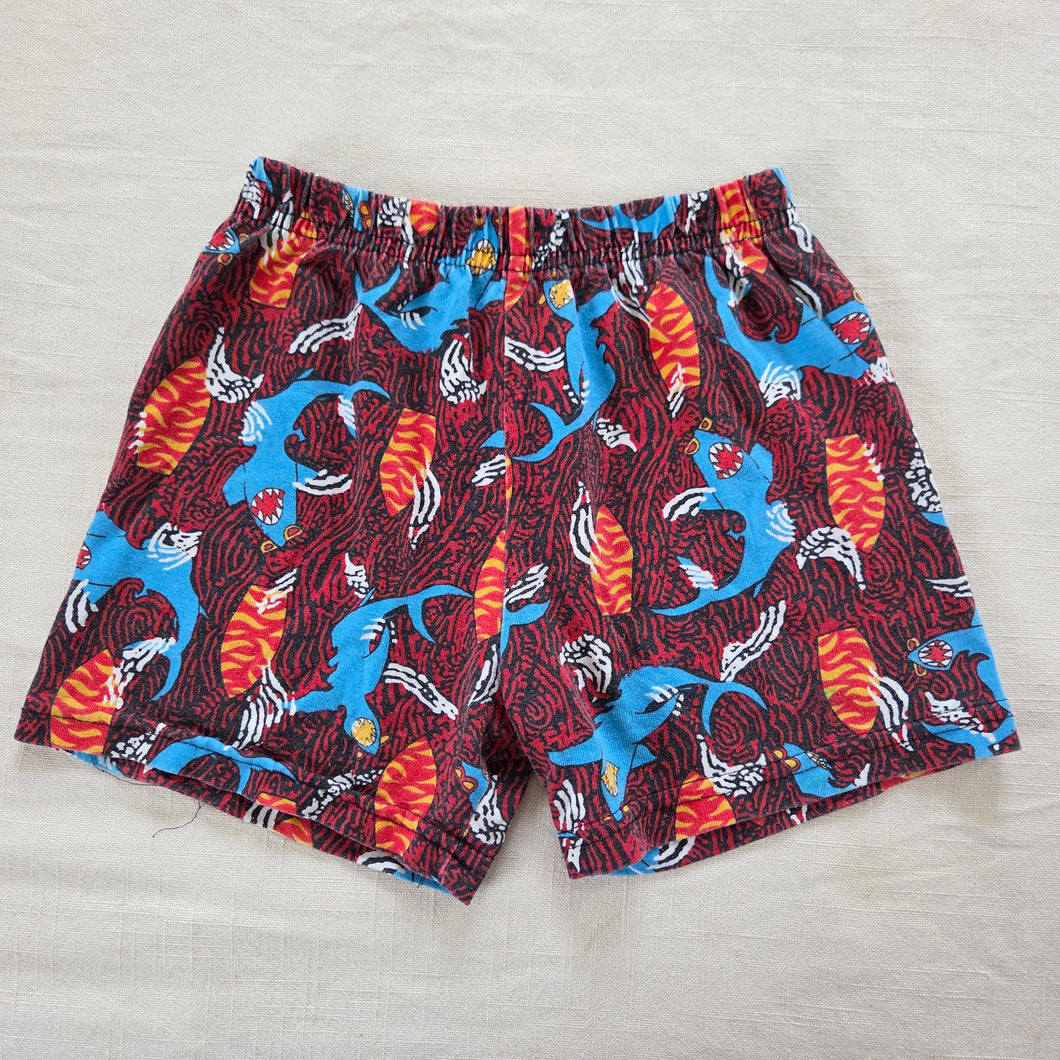 Vintage Shark Surfer Shorts 3t/4t
